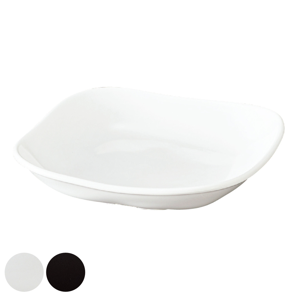 HAKOYA プレート S 13cm モダンスクエア プラスチック （ 食洗機対応