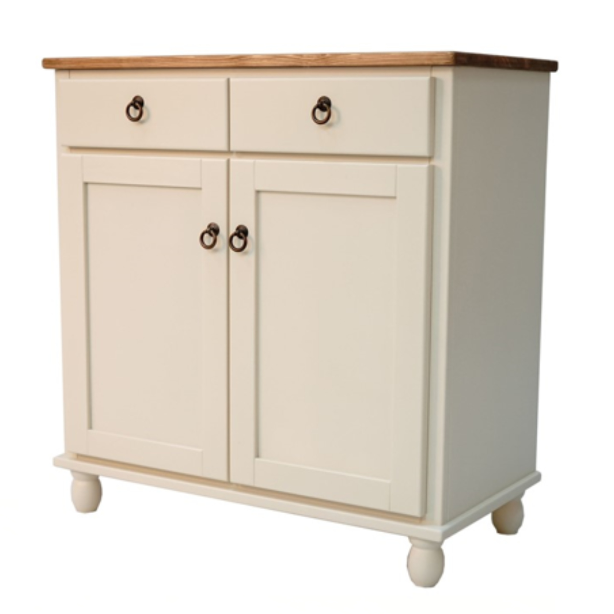 キャビネット フレンチカントリー パイン材 Lavender 幅78cm （ 収納