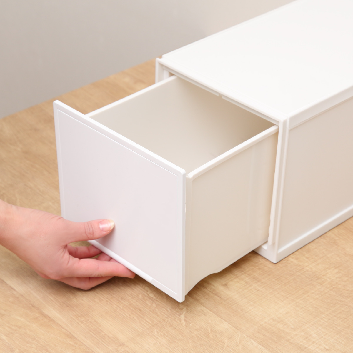 SANKA 収納ケース 幅18.8×奥行35.8×高さ18.8cm 同色3個セット コレクト