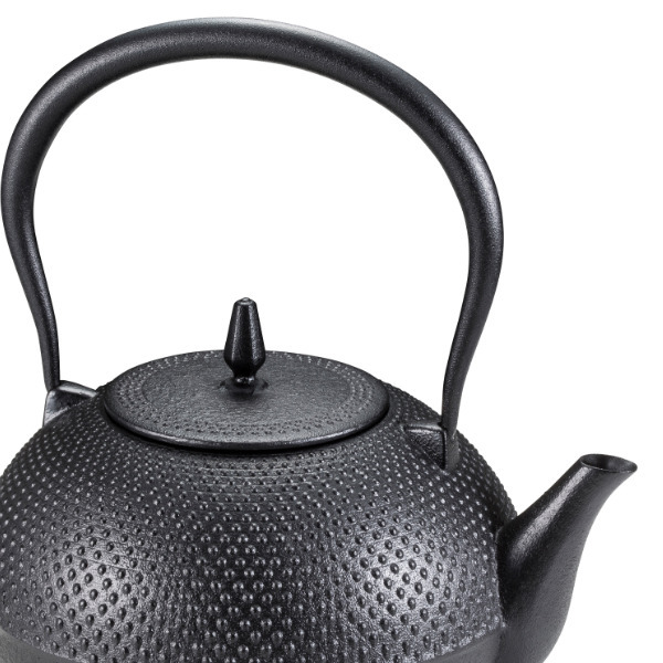 池永鉄工 鉄瓶 1.6L IH対応 梔子あられ文様 大 南部鉄器 日本製