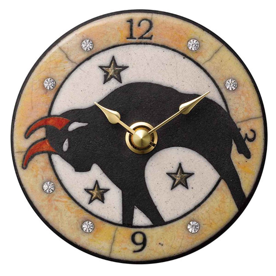 時計 置き掛け兼用 牡牛座 アントニオ・ザッカレラ アナログ Z927