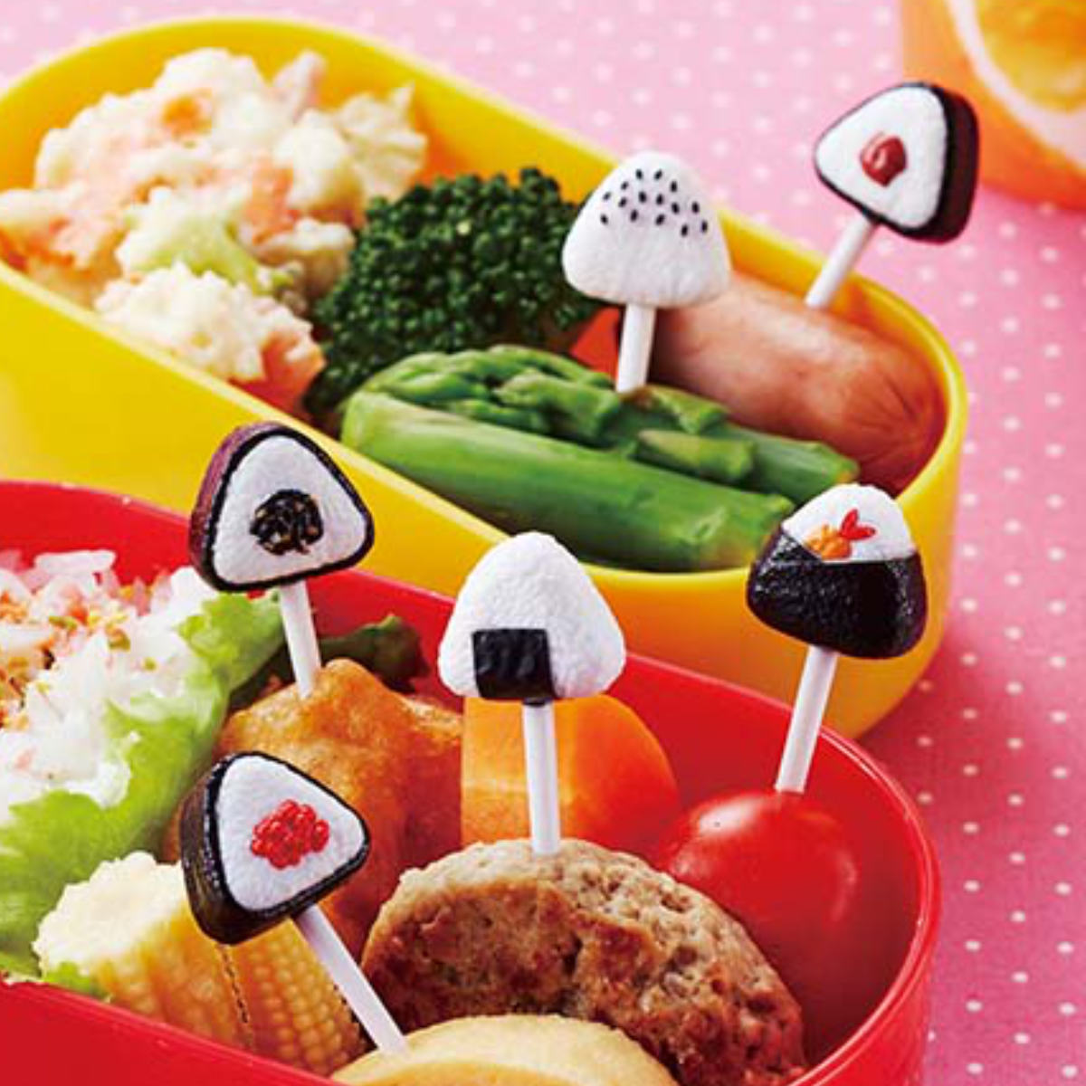ピック 6本入り おにぎりピック （ お弁当ピック おかずピック 子供