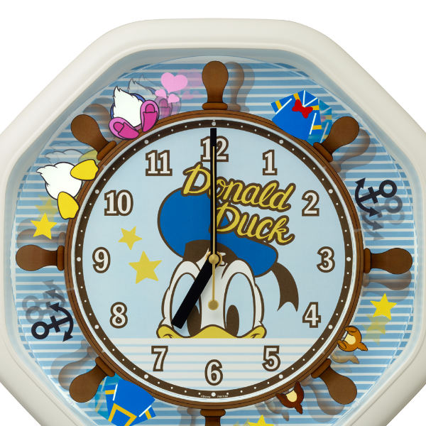 からくり時計 ディズニー ドナルドダックM441 4MH441MC03 （ 掛け時計