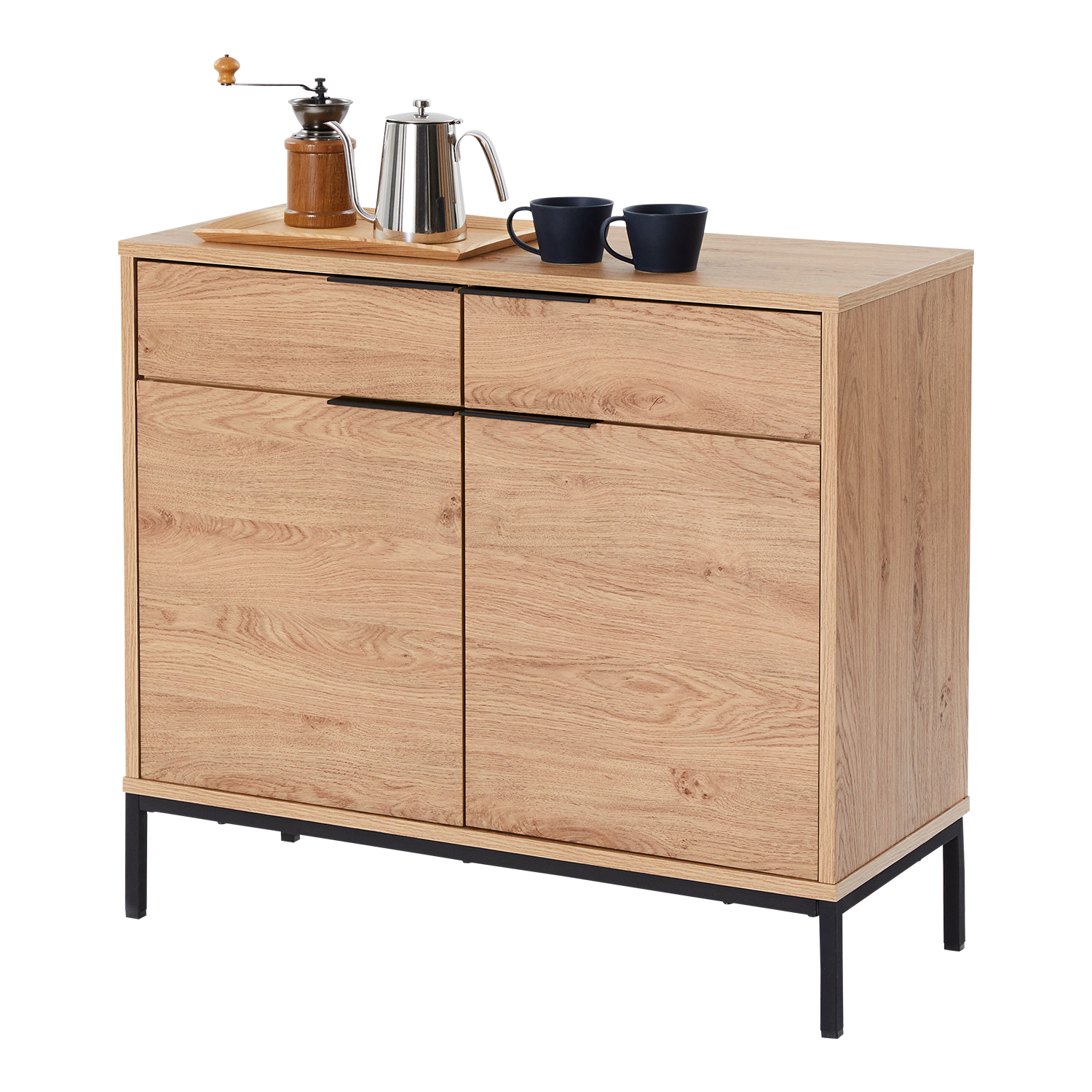 LOWYA（ロウヤ） 収納棚 チェスト キャビネット サイドボード おしゃれ