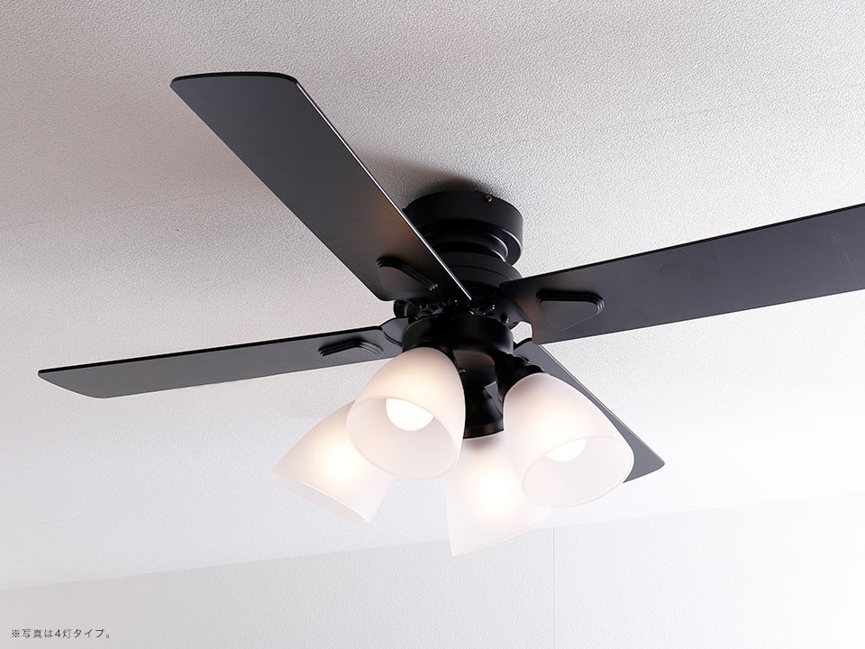 ラスボルタ6灯 新品未使用】LOWYA シーリングファンライト ラスボルタ