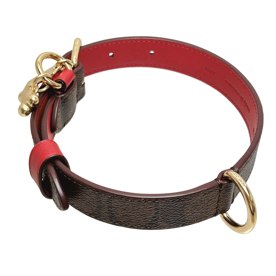 COACH（コーチ） 国内発送 ペット用品 犬用首輪 中型犬 シグネチャー