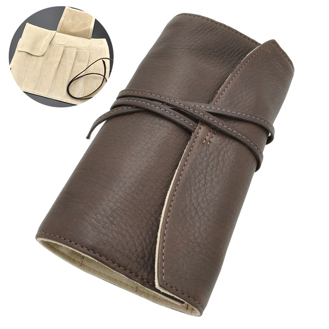 PILOT（パイロット） ペンケース 筆箱 革 ロールペンケース