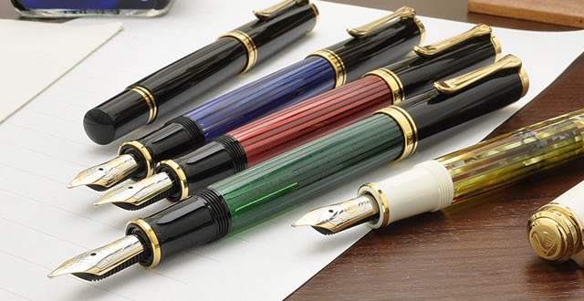 Pelikan（ペリカン） 万年筆 名入れ スーベレーン M400 14金 ボトル