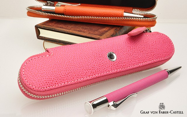 ファーバーカステル ペンケース 筆箱 グレインレザー ペンケース 1本用