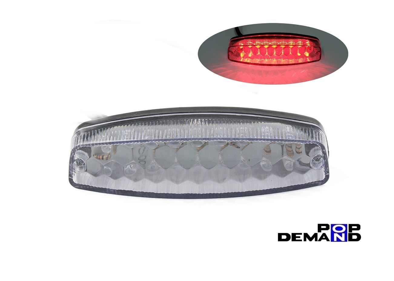 ◇即日発送◇ 汎用 クリア LED テールランプ 12V エリミネーター400 LX