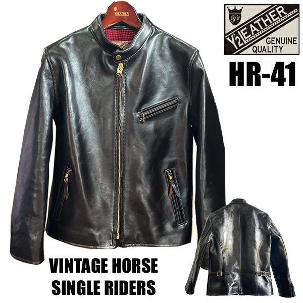 Y'2 LEATHER ワイツーレザー レザージャケット シングルライダース HR