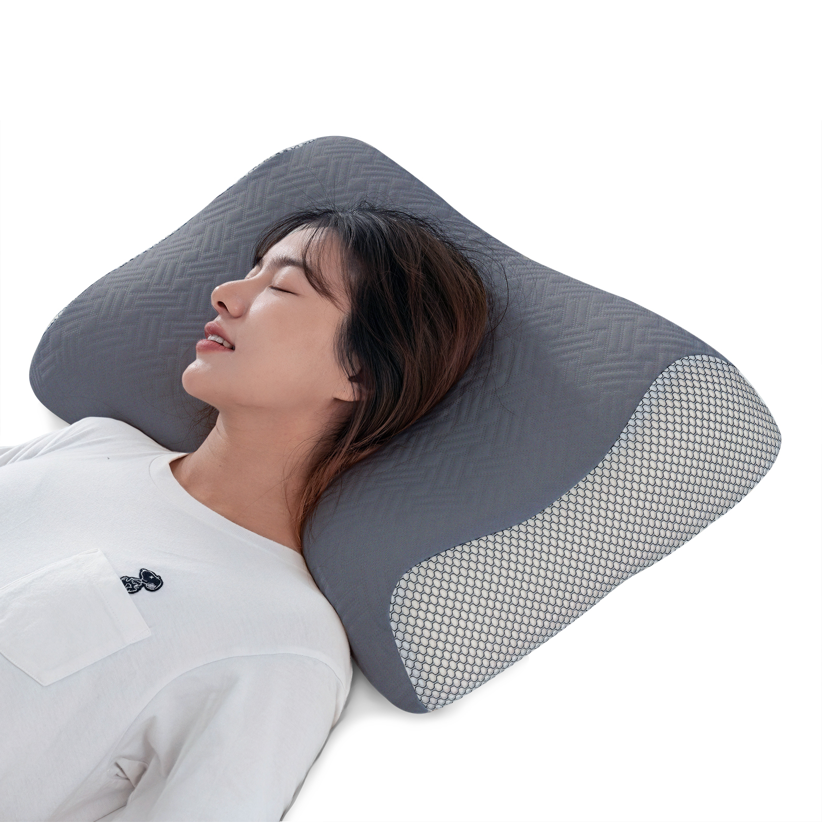 横向き寝枕 肩こり 低反発枕 高め 安眠枕 いびき 快眠枕 低反発 首が