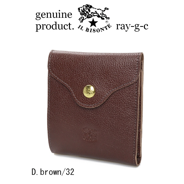 IL BISONTE（イルビゾンテ） 財布 二つ折り ラウンドフラップ