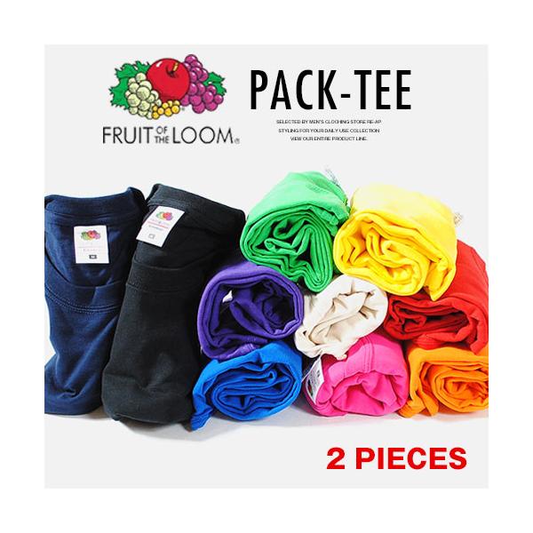 FRUIT OF THE LOOM（フルーツオブザルーム） Tシャツ パックT 無地T