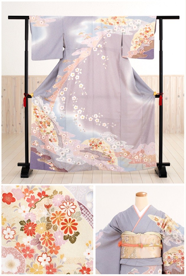 訪問着レンタル 結婚式 卒業式 入学式 七五三 hw1151 着物レンタル