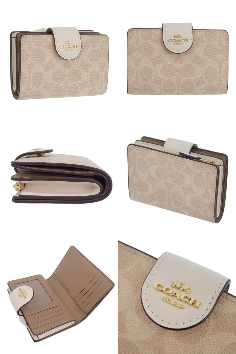 COACH（コーチ） 特価 財布 レディース 二つ折り アウトレット 折財布