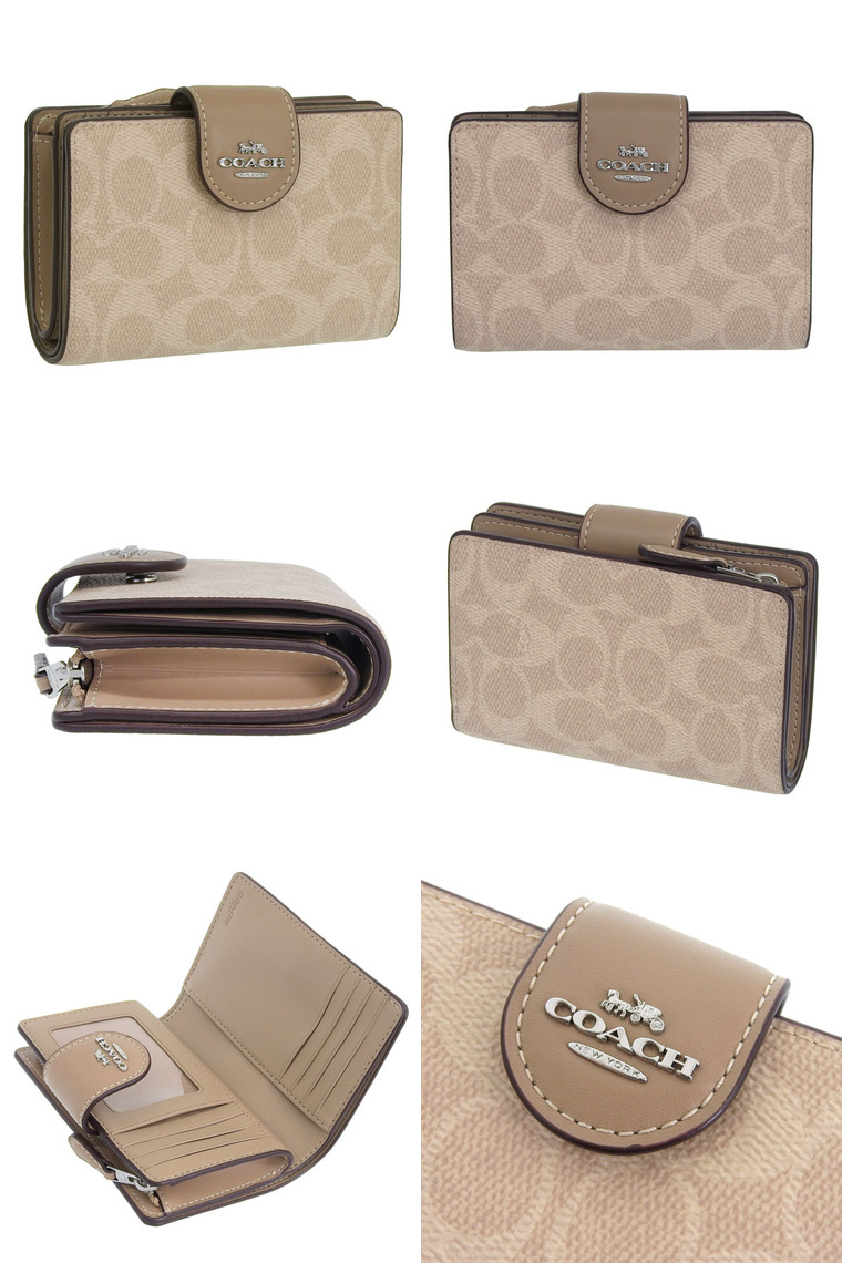 COACH（コーチ） 特価 財布 レディース 二つ折り アウトレット 折財布