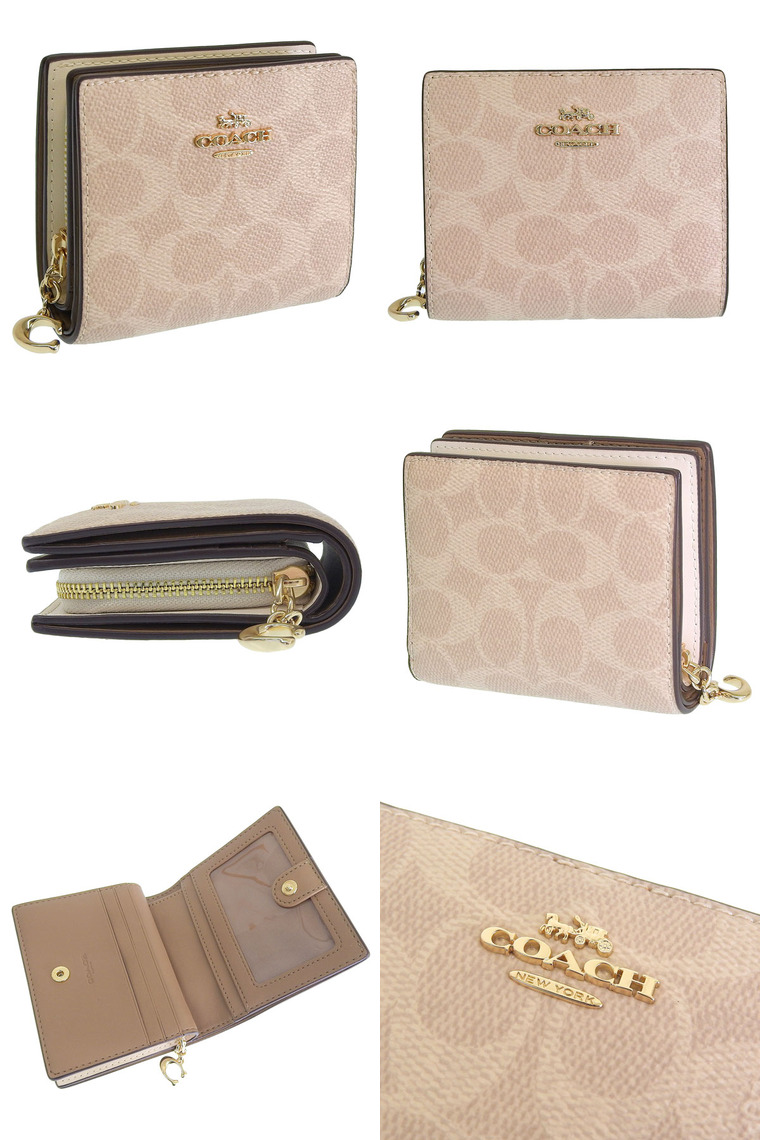 COACH（コーチ） 財布 二つ折り レディース アウトレット ミニ財布
