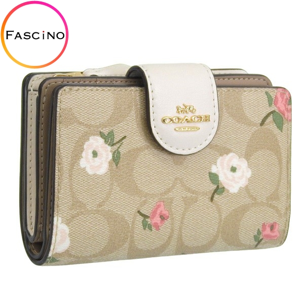 COACH（コーチ） 財布 レディース 2つ折り 折財布 アウトレット