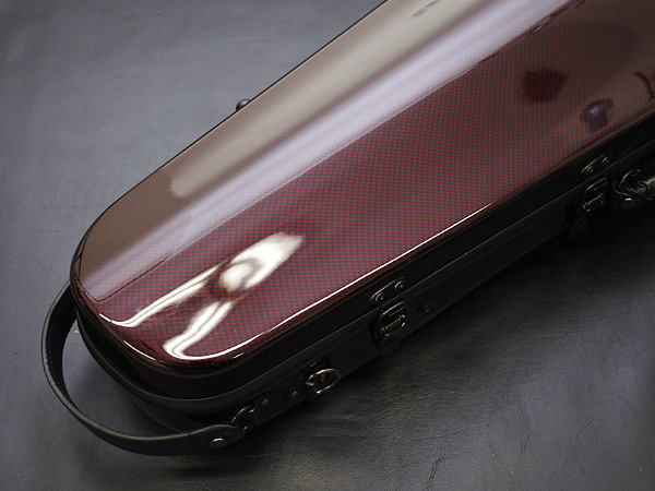 カーボンマック CFA-2 WRD ワインレッド ビオラケース 軽量 スリム