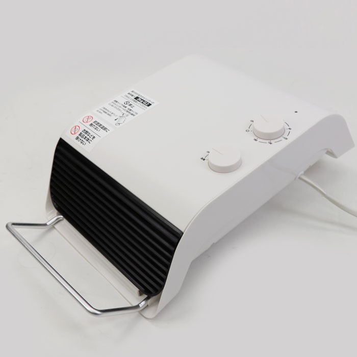 脱衣所 ヒーター ファンヒーター タオル掛け付き 生活防水 タイマー