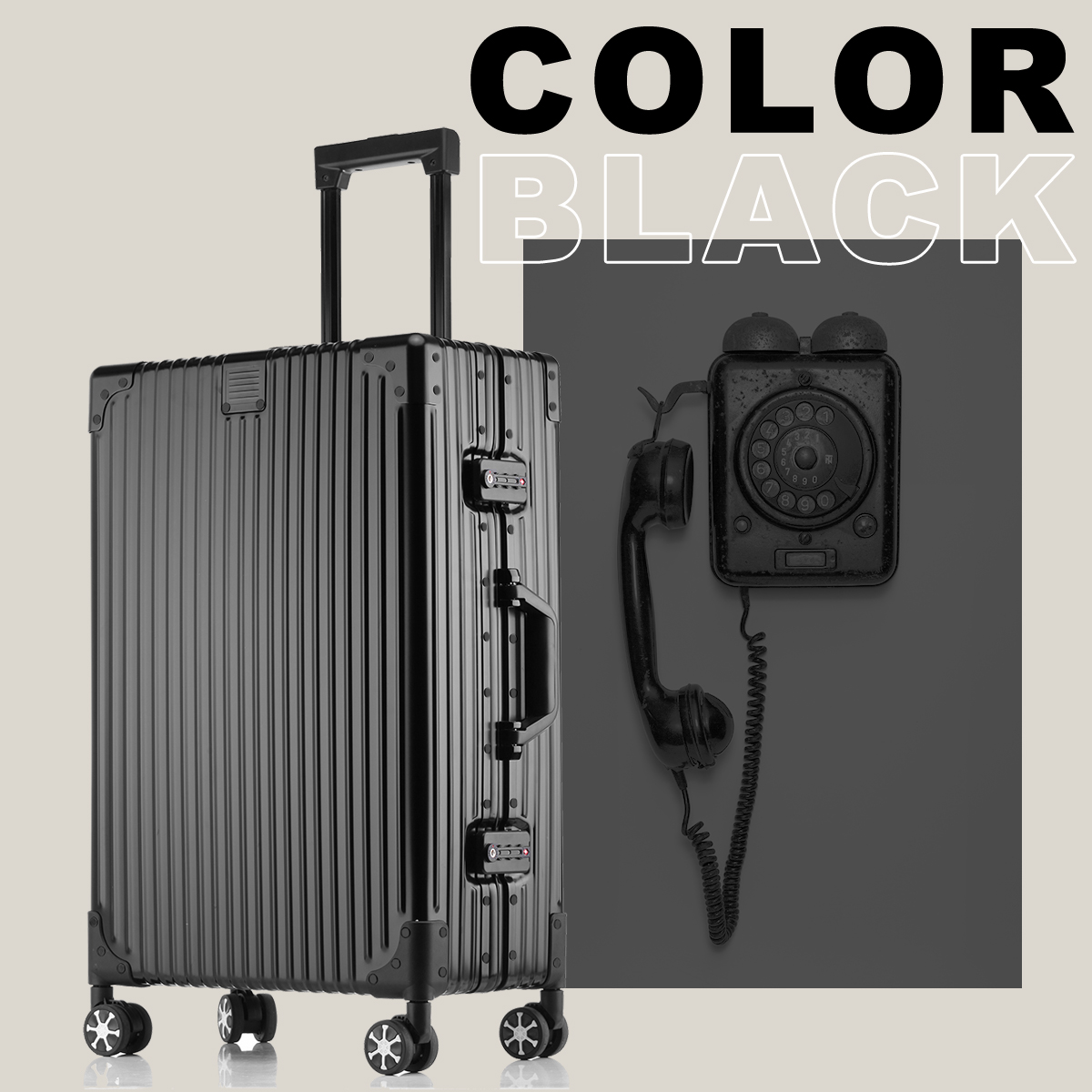 OUNCE（ドットオンス） スーツケース アルミボディ キャリーケース