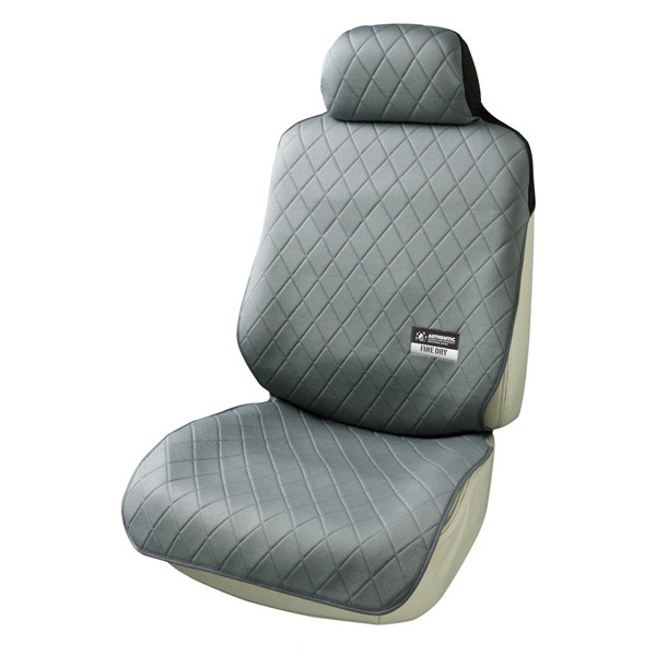 吸水速乾シートカバー ファインドライ グレー2枚セット 汗を吸収して