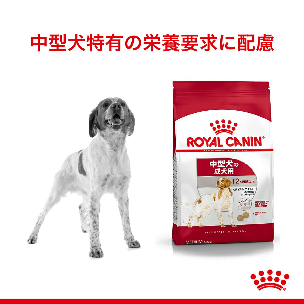 サイズ ヘルス ニュートリション ロイヤルカナン SHN ミディアム