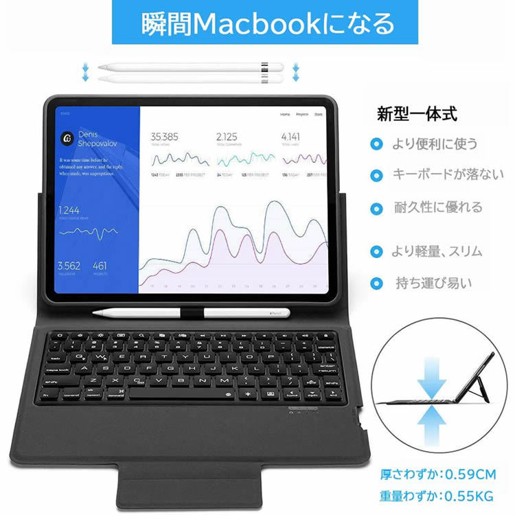 iPad Air3 CMOBO TOUCH キーボード apple pencil Amazon | iPad Air 第