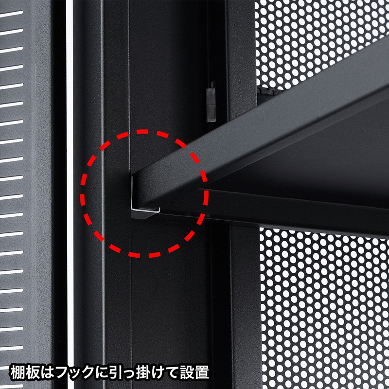 SANWA SUPPLY（サンワサプライ） サーバーラック タワー型 大型 全面