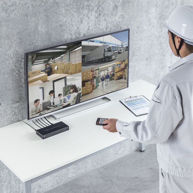 SANWA SUPPLY（サンワサプライ） HDMI切替器 画面分割 4入力1出力 4