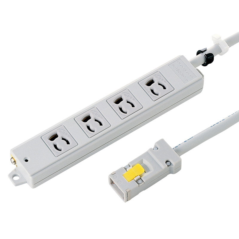 SANWA SUPPLY（サンワサプライ） 業務用タップ 抜け止め工事物件タップ