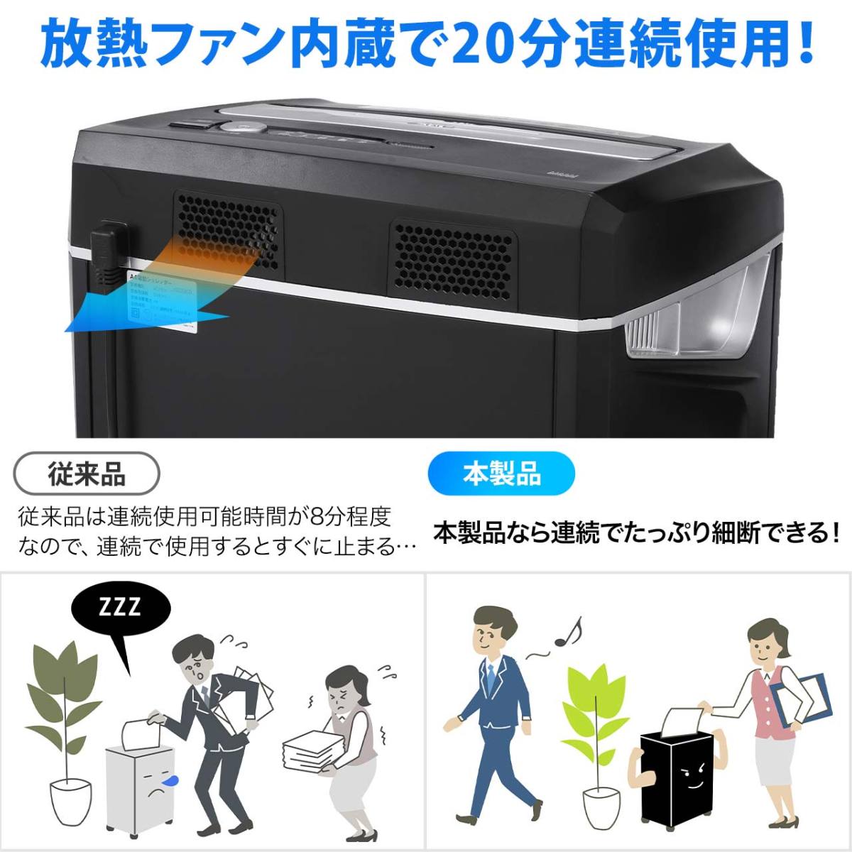 SANWA SUPPLY（サンワサプライ） シュレッダー 業務用 シュレッター