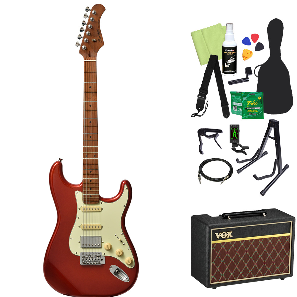 Bacchus（バッカス） BST-2-RSM/M エレキギター初心者14点セット VOX