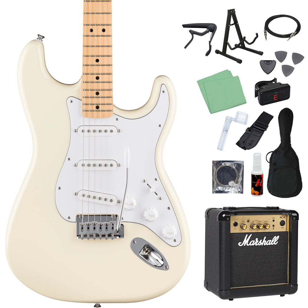 Fender（フェンダー） Standard Stratocaster エレキギター初心者14点