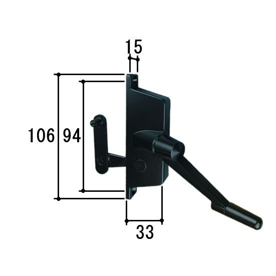 三協アルミ 補修部品 オペレーター窓 ルーバー窓 ハンドル WB7504