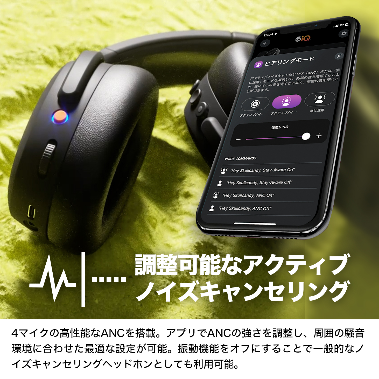 Skullcandy（スカルキャンディー） 公式ストア Crusher ANC 2 ノイズ