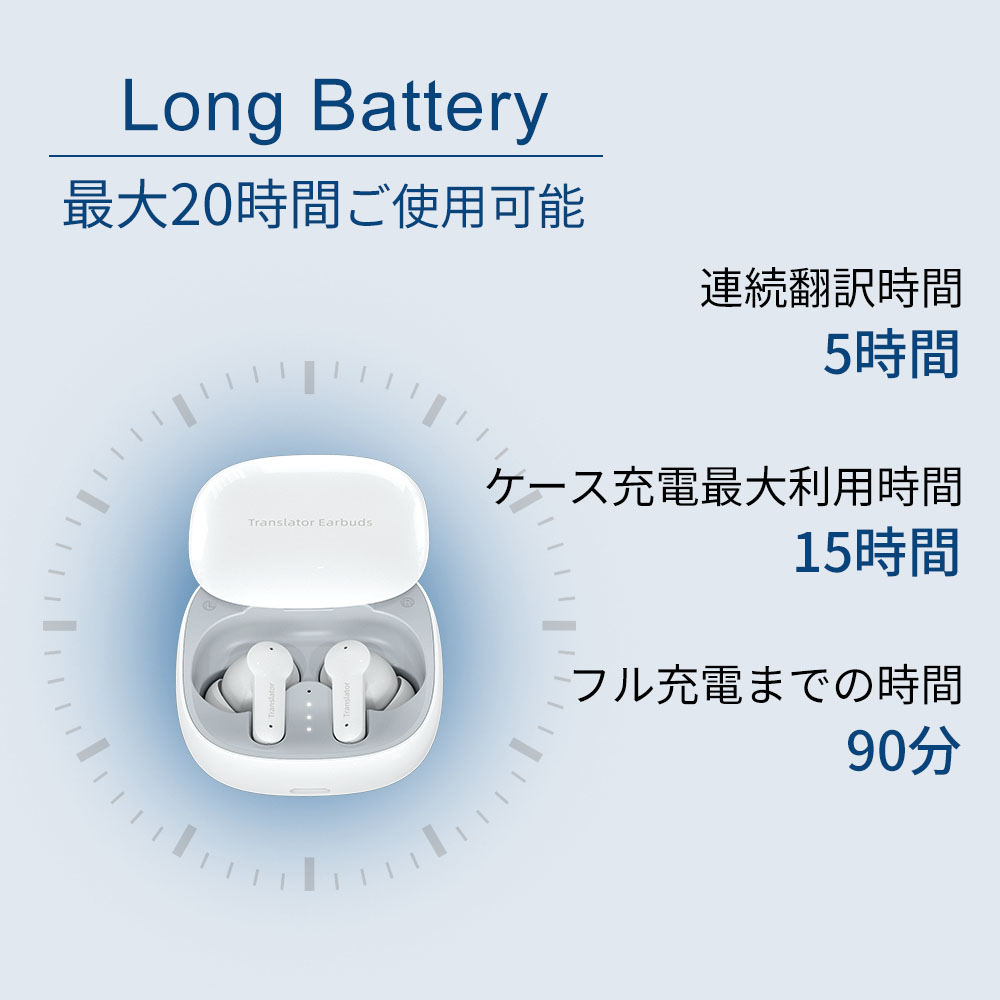 24時間限定10%OFFクーポン配布中】翻訳機 イヤホン Wooask M3
