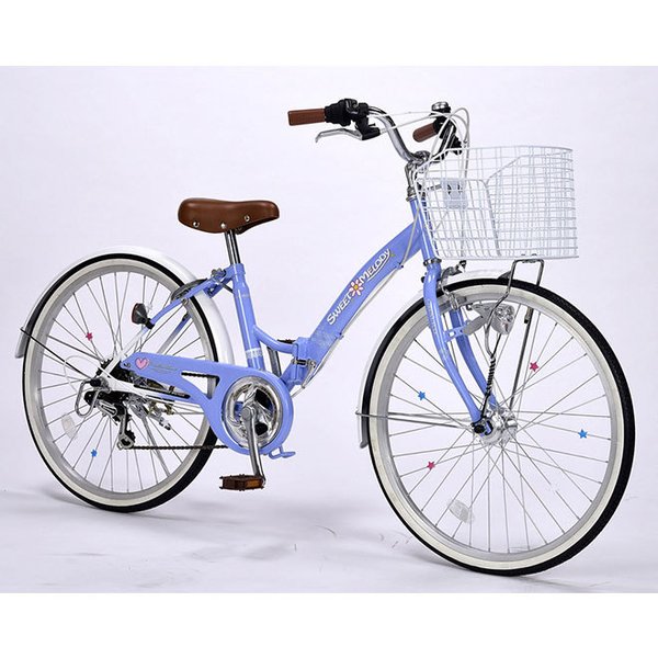 池商 自転車 子供自転車 22インチ シマノ 6段変速 LEDオートライト