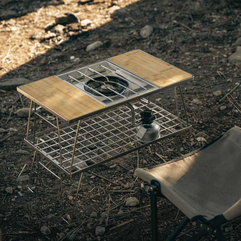 CAMPINGMOON フィールドラック グリルテーブル IGT 用 天板 ステンレス