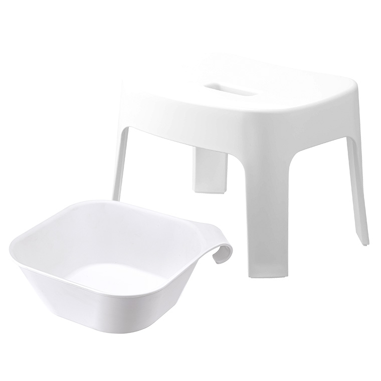 tower 山崎実業 マグネット 風呂椅子＆風呂桶 セット（マグネット風呂