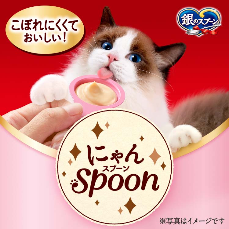 銀のスプーン おやつ にゃんSpoon 2種のアソート まぐろ＆シーフード味