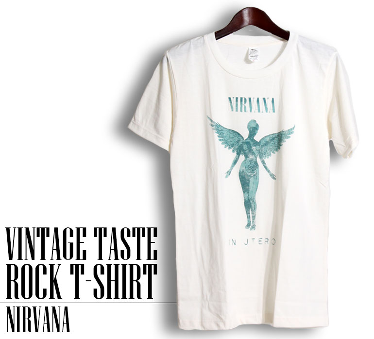 ヴィンテージロックtシャツ バンドtシャツ パンク ニルヴァーナ 天使