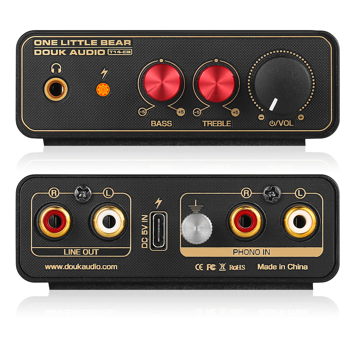 Nobsound T14 EQ Mini MM/MC Phono レコードプレーヤー用 RIAA