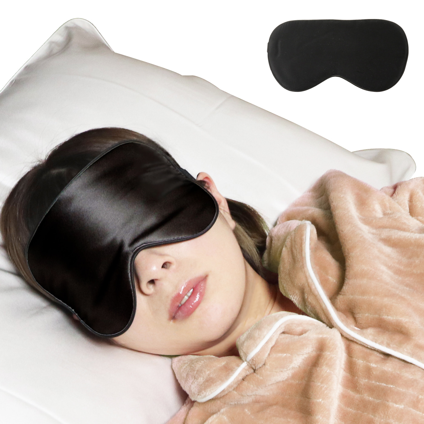 SILKMONDO アイマスク シルク シルク100％ おしゃれ 絹 取れにくい