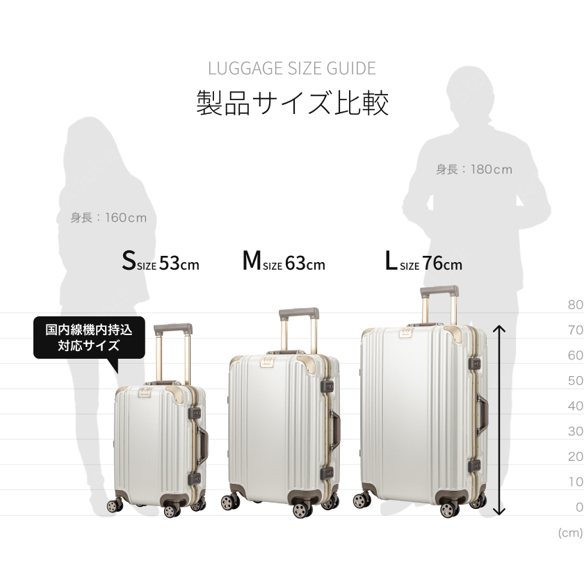 LEGEND WALKER GRACE グレース 5509-57-R スーツケース フレームタイプ