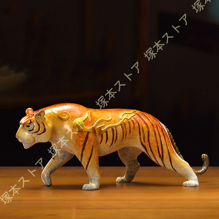 真鍮 ブラス オブジェ 虎 タイガー 金 ゴールド 金属 大型 楽天市場