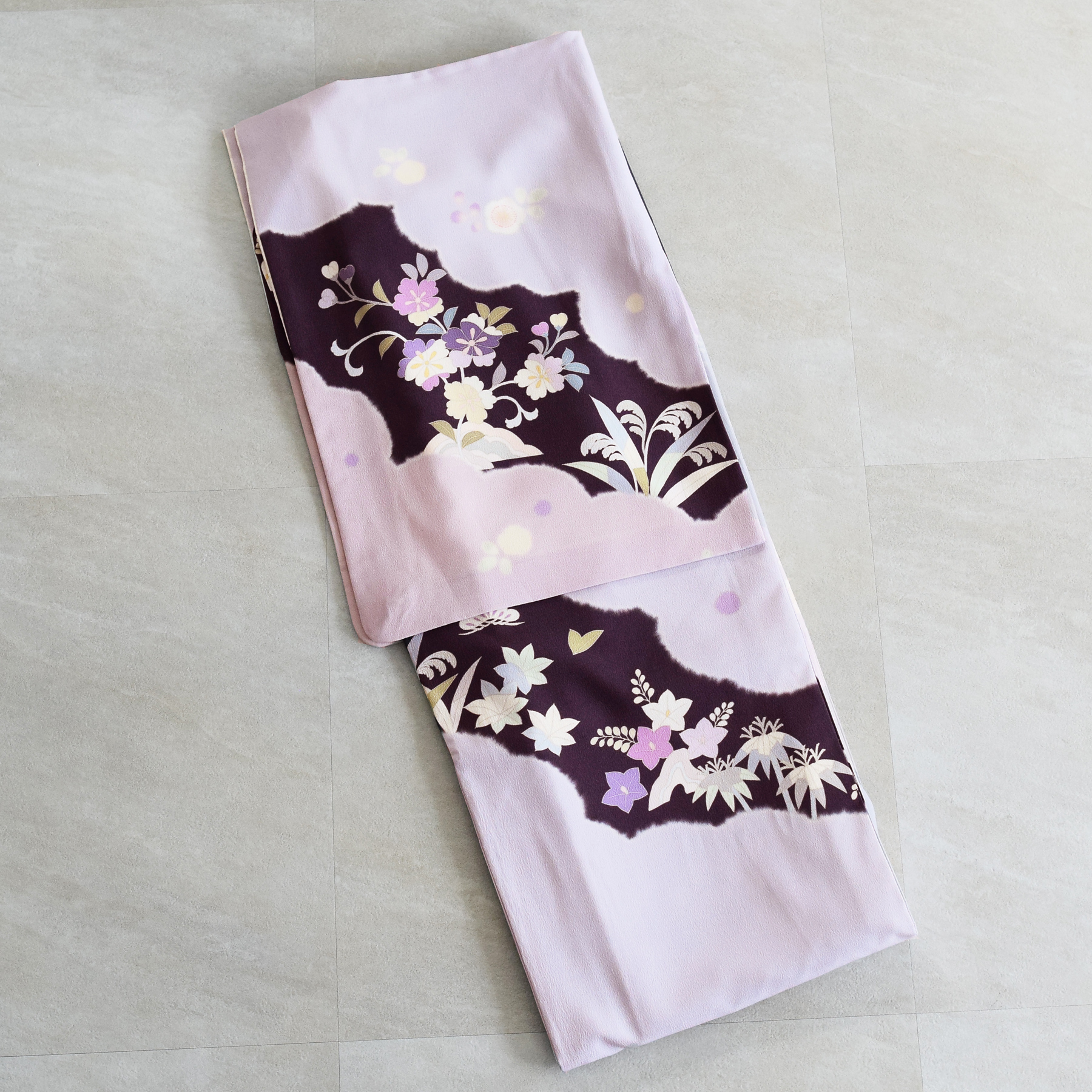 訪問着 レンタル おしゃれ 20点セット JAPAN STYLE 着物 花 卒業式 卒