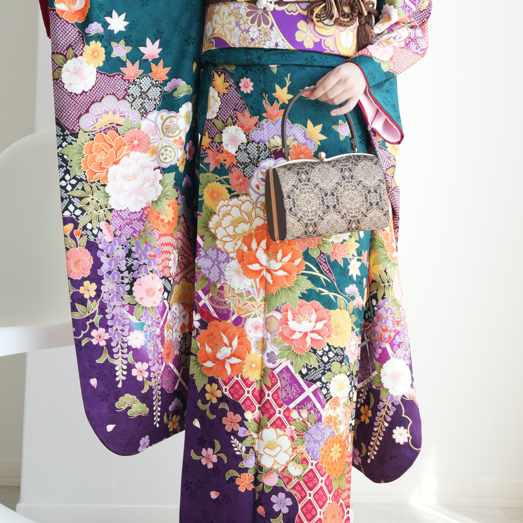 振袖 レンタル 成人式 21点セット レトロ 古典 成人式セット 結婚式