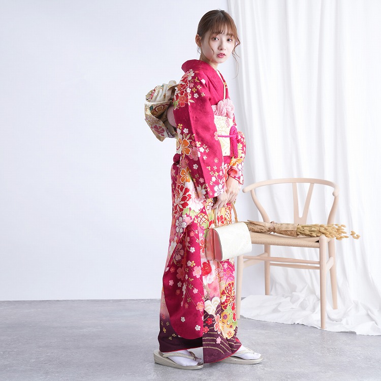 振袖 レンタル 成人式 21点セット レトロ 結婚式 結納 前撮り 成人式